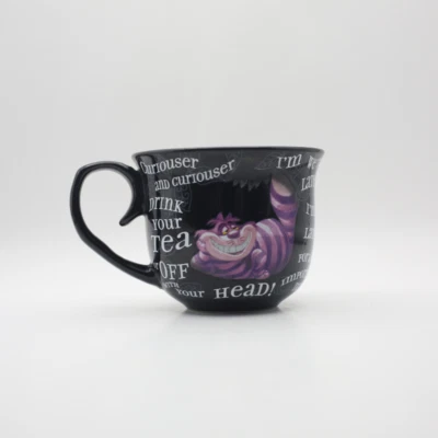 Disney Alice in Wonderland Tea Cup Cheshire Cat and Alice and the Mad Hatter - Image 1 of 4