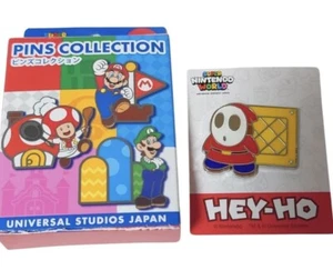 USJ Super Mario Nintendo World Pins Colección Heyho Universal Studios Japón Ltd - Imagen 1 de 8