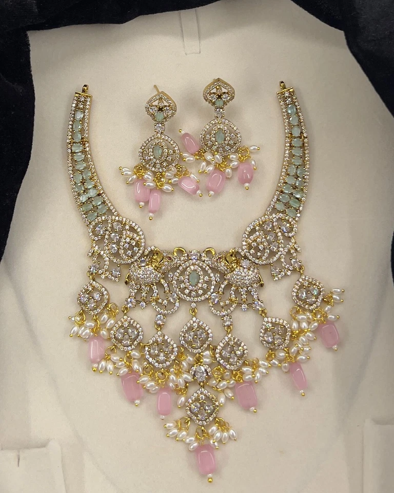 Premium quality victory mehndi finish Jewelry Set With earing Traditional Design - Image 1 of 1