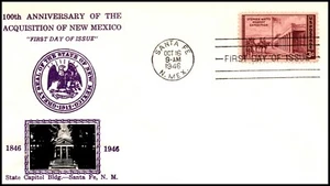 Scott 944 - 3 Cents Kearny Expedition Crosby FDC - Unaddressed - Planty 944-31 - Picture 1 of 2
