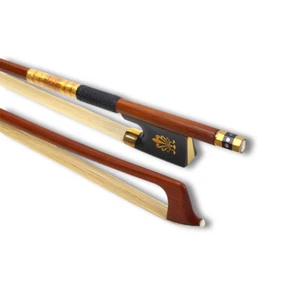 Professional Brazilwood Violin Bow with Ebony Frog Rich Sound - Picture 1 of 6