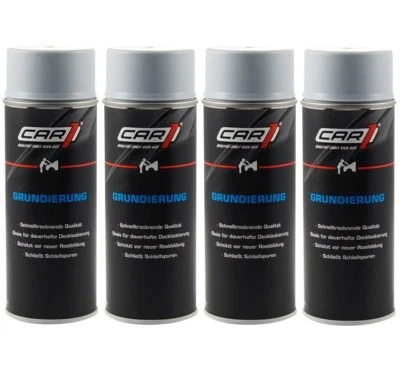 4 x 400ml CAR1 Grundierung GRAU Haftgrund Füller Spray Grundierspray - CO 3603 - Bild 1 von 2