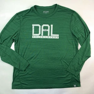 Levelwear Green Dallas Stars Hockey Long Sleeve Performance T-Shirt Men’s XL - Picture 1 of 8