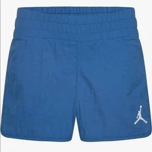 New! Nike Jordan Girls’ Jumpman High Flying Shorts Size L Blue Color MSRP $35 - Picture 1 of 5