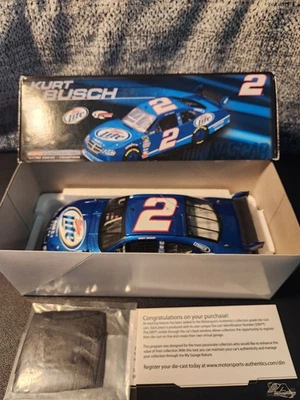Kurt Busch 2008 Miller Lite Dodge Charger 1:24 scale NASCAR Diecast - Image 1 of 4