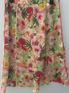 Vtg Requirements ALine Skirt Floral Small Med Boho Festival Cottage Garden Smal - Picture 1 of 20