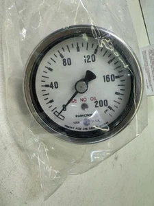 NEW IN BOX! ASHCROFT 2-1/2"  0-200 PSI 1/4"  PRESSURE GAUGE - Picture 1 of 10