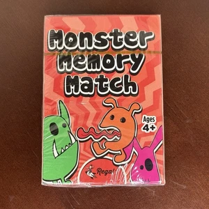 Regal Games Monster Memory Match 2018 gioco di carte per bambini nuovo/sigillato in fabbrica - Foto 1 di 3