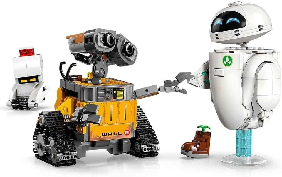 LEGO Disney Pixar WALL-E & EVE Model Kit with M-O & Hal Figures DIY Decor 43279