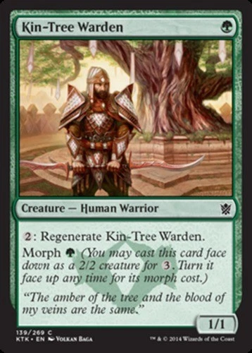 Kin-Tree Warden - Foil - Khans of Tarkir #139/269 MTG Magic The Gathering - Image 1 of 1