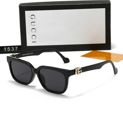 Gucci Square Sunglasses Men's/Women’s Glasses Outdoor Riding Fashion With Case - Image 1 of 4