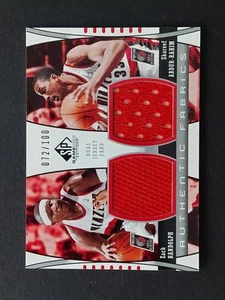 2004-05 SP Game Used Authentic Fabrics Zach Randolph & Shareef Abdur-Rahim /100 - Bild 1 von 2