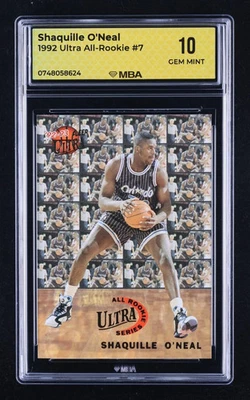 Ultra All-Rookie Shaquille O'Neal 1992 #7 MBA 10 Foto 1 de 2