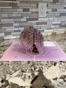 3D Wisteria Tree Pop up Card, with Detachable Popup Keepsake, Mothers Day Gift, - Picture 1 of 6