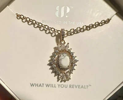 Bomb Party NK16470 Infinity Sunshine Howlite Magnesita chapado en oro Foto 1 de 2