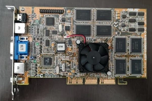 ASUS AGP-V3800 Ultra Deluxe - Nvidia Riva TNT2 Ultra 32MB - Picture 1 of 3