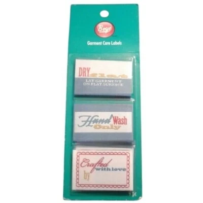 Etiquetas para el cuidado de la prenda 5 paquetes de 9 DIY Costura Nuevo Foto 1 de 4