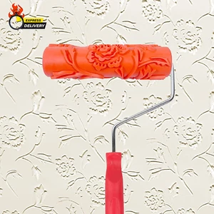 7'' Texture Roller DIY Decorative Art Pattern Paint Roller Rubber Roller for Wal - Picture 1 of 12