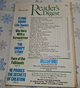READER’S DIGEST MAGAZINE. Vintage. 1984 February. - Picture 1 of 1