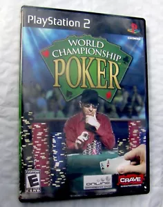 World Championship Poker 2 Las Vegas Atlantic City 2004 Sony PS2 disco gioco - Foto 1 di 3