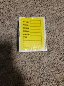 Versa Stock Sticker 100 yellow 3x4 - Bild 1 von 2