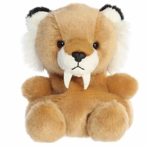 Aurora® Palm Pals™ Ash Saber Tooth Tiger™ 5 Inch Stuffed Animal Toy #1-493 Prehi - Picture 1 of 5