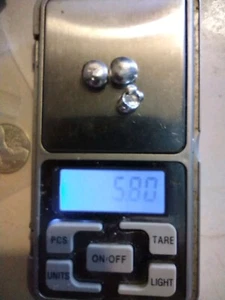 Large .999 Pure Silver Shot Nuggets/Pieces 5.80 Grams. - Picture 1 of 5