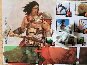 Warlord hacha guerrero monolito juegos conan juego de mesa figura y tarjeta solamente - Imagen 1 de 1