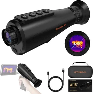 Thermal Monocular 384x288 Ai Super Resolution 15mm 50Hz Night Vision for Hunting - Picture 1 of 23