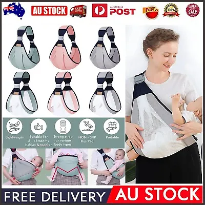 Lightweight Baby Carriers Breathable Sling Newborn Toddler Ergonomic Backpack AU • 16.13$