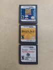 Lot Of 3 High School Musical Family Doctor Brain Age Nintendo Ds Game Only