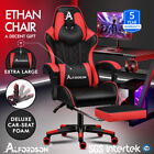 Alfordson Gaming Office Chair Racing Executive Footrest Computer Seat Pu Leather