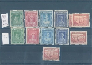 NEWFOUNDLAND 1938-1944 MH sets various perf. - Picture 1 of 1