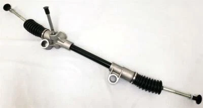 1979 1993 Black Ford Mustang Manual Steering Rack & Pinion Standard Tall Pinion - Image 1 of 4