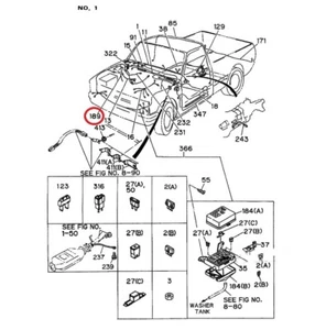 GENUINE ISUZU 8-94318696-0 Harness Extension 1988-1995 Pickup - Picture 1 of 3