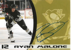 Ryan Malone Signed Pittsburgh Penguins 5x7 Photo - Picture 1 of 1