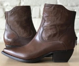 Nuevo Frye SHANE BORDADO CORTO Cuero Whisky Botines 3477989-WHS 6.5 - Imagen 1 de 8