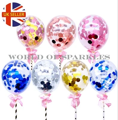 3Pezzi X Cake Topper Palloncini Mini Rosa Oro Blu Argento Oro Decorazione Festa - Immagine 1 di 4