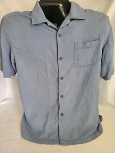 Tommy Bahama Chambray Men's Casual Silk Button Up (Size M) - Picture 1 of 5