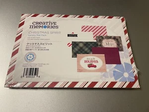 Creative Memories ~ CHRISTMAS SPIRIT ~ Variety Mat Pack  ~ NEW - Picture 1 of 2