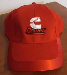 Mütze Kappe Cummins Power rot gesticktes Logo OSFM EINHEITSGRÖSSE Nu-Fit - Bild 1 von 6