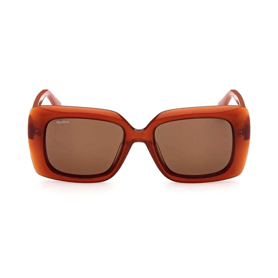 Gafas de sol MAX MARA Emme7 MM0030 44E marco de plástico cuadrado naranja oscuro 54-16-140 Foto 1 de 3