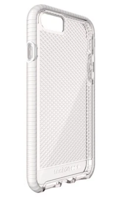 Tech21 EVO CHECK Flexshock Case iPhone 7 iPhone 8 iPhone SE 2020 Cover - White - Image 1 of 4