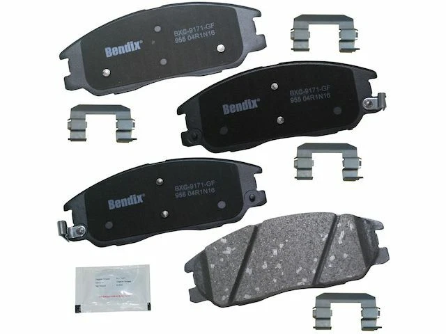 Juego de pastillas de freno delanteras Bendix para Kia Sorento 2003-2009 67DMQP Foto 1 de 1