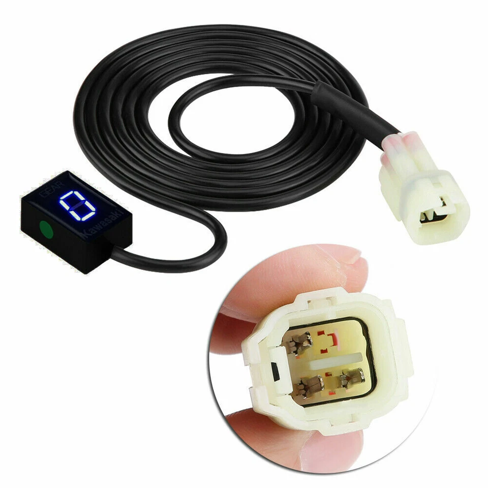 Motorcycle Gear Indicator LED For Kawasaki ER-6F KLE650 Ninja 250R 300 400R 1000 - Image 1 of 4