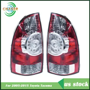 Driver+Passenger Side LED Tail Lights Lamps For 2005-2015 Toyota Tacoma Pickup - Picture 1 of 7