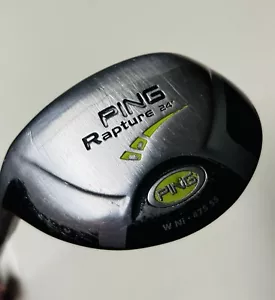 LH ping Rapture 4 Hybrid 24° degree w/Ping 909H Regular Flex Shaft w/head cover - Picture 1 of 11