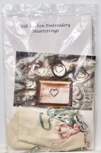 "Grannies Heartstrings" Edna Powers Silk Ribbon Embroidery Kit & frame - Picture 1 of 4