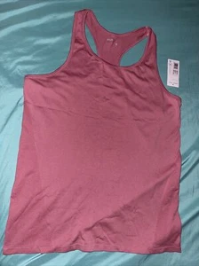 Jockey Essentials Women’s Sz M Seamless Textured Tank Top Mess Rose Pink Jersey - Picture 1 of 4