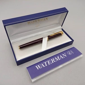 Waterman L'Etalon Burgund Füllfederhalter 18k EF Feder Vintage Selten Top - Bild 1 von 16
